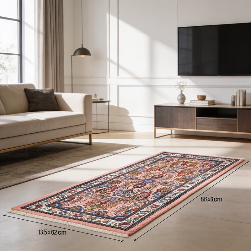 Sarough Carpet 135x62 - Image 2