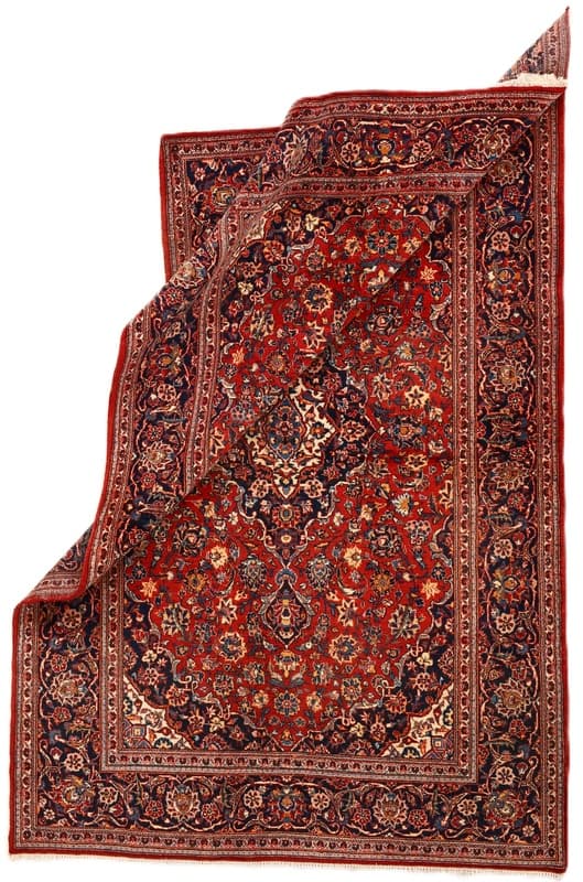 Antique Kashan Carpet 213x138 - Image 2