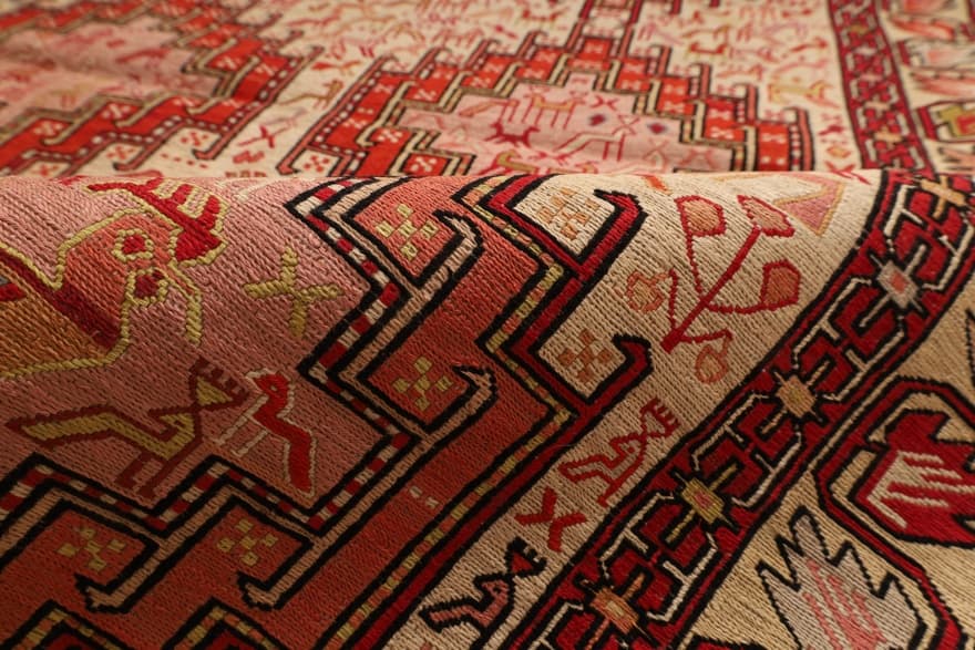 Kelim Seide Teppich 144x105