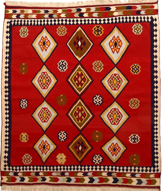 Kelim Teppich 228x200