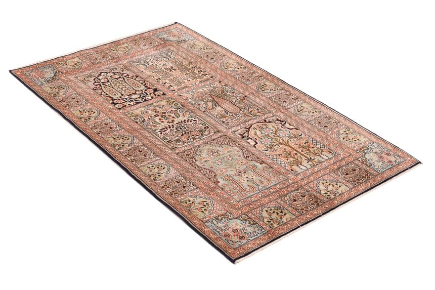 Kashmir Silk Carpet 153x94