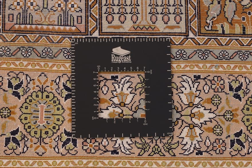 Kashmirsieide Teppich 307x216