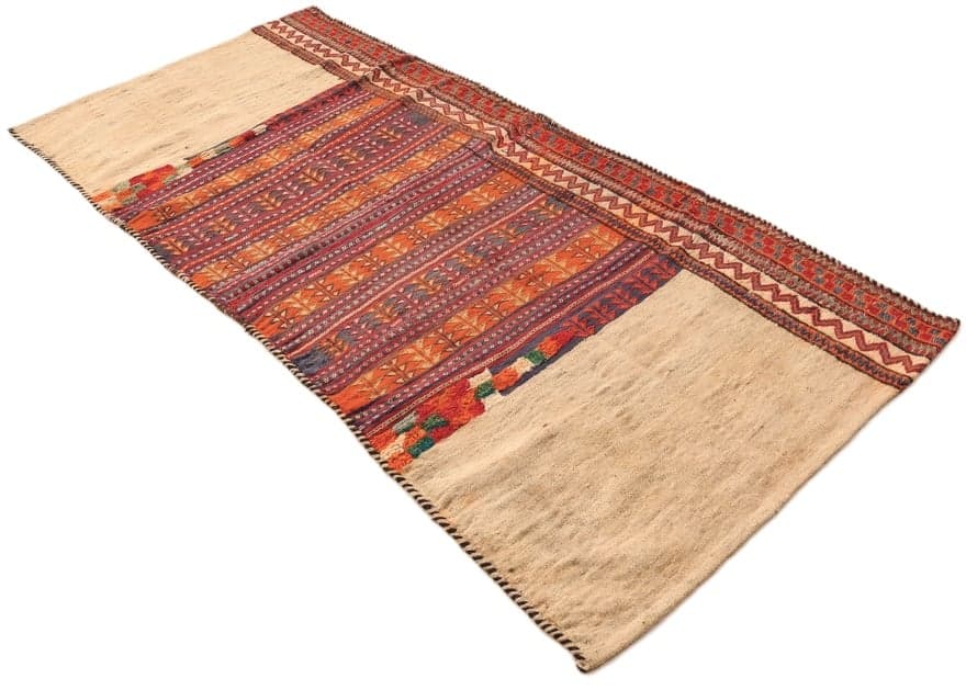 Antique Kelim Fars Teppich 230x96 - Image 3