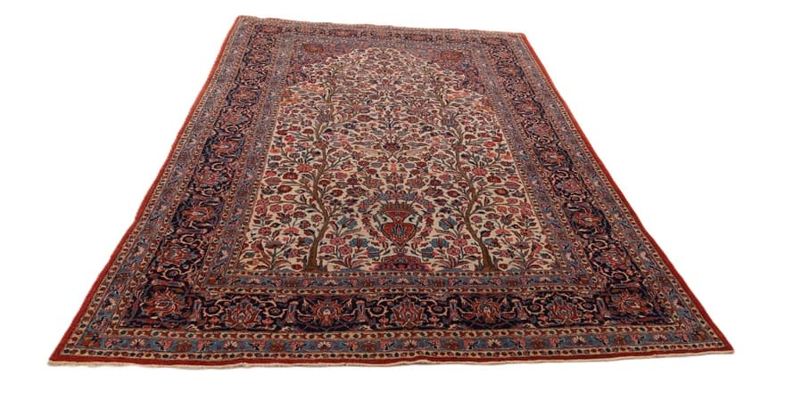 Kashan Antik  Teppich 343x230