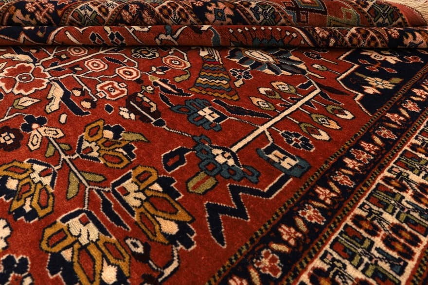 Antique Ghuchan Carpet  187x135 - Image 5