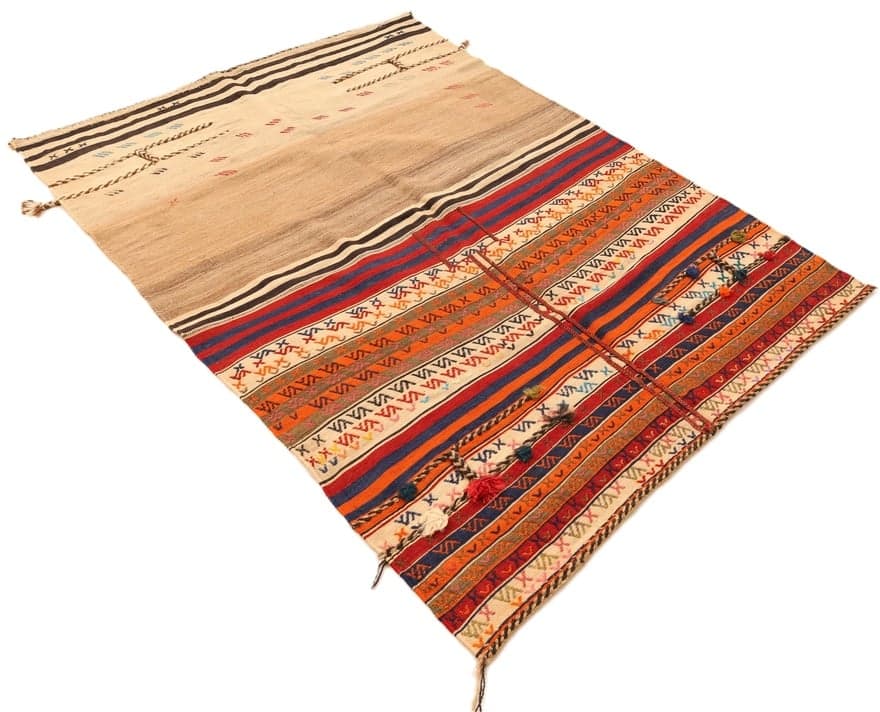 Antique Kelim Fars Teppich 171x125 - Image 4