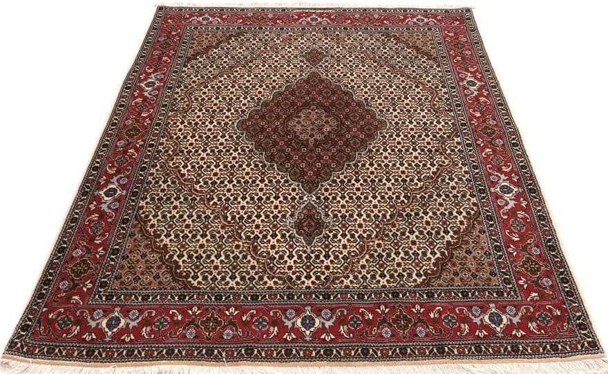 Tabriz 40 Raj Mashahdi Akbar  Carpet  201x152 - Image 6