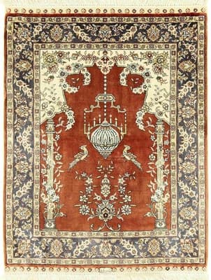 China Silk Carpet  58x47
