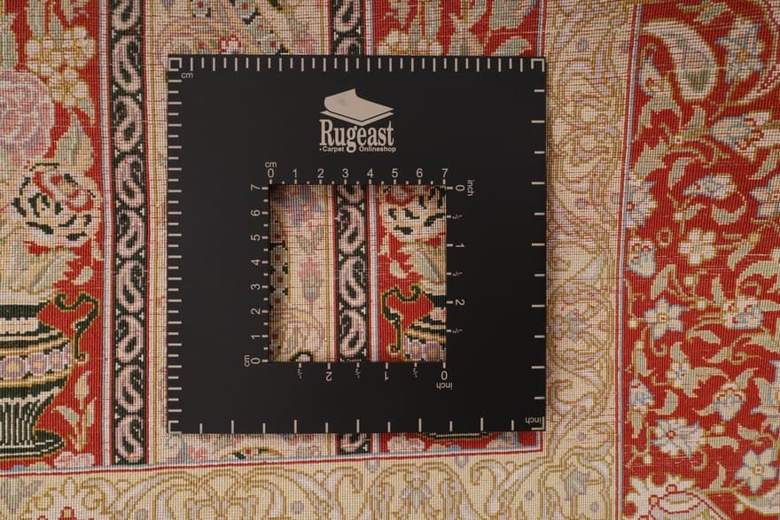 Ghom Seide Teppich 125x80