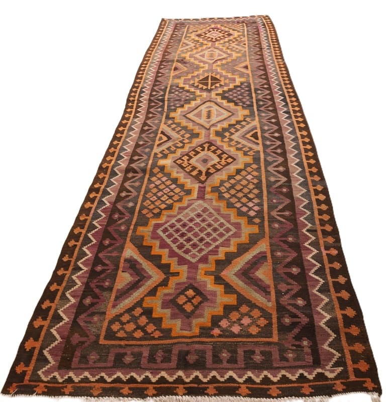Antik Kelim Teppich  387x120