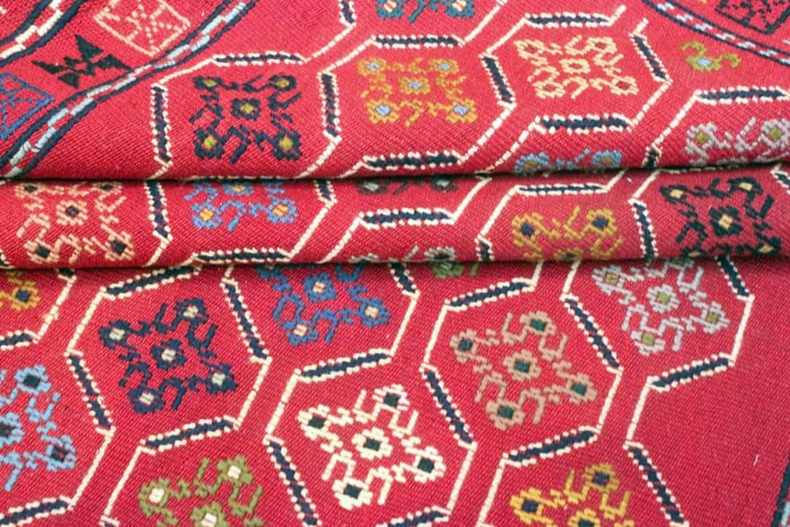Kelim Afshar Teppich 195x127