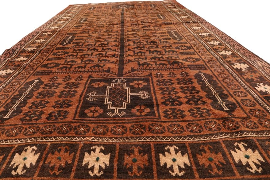 Antique Baluch  Carpet 231x122