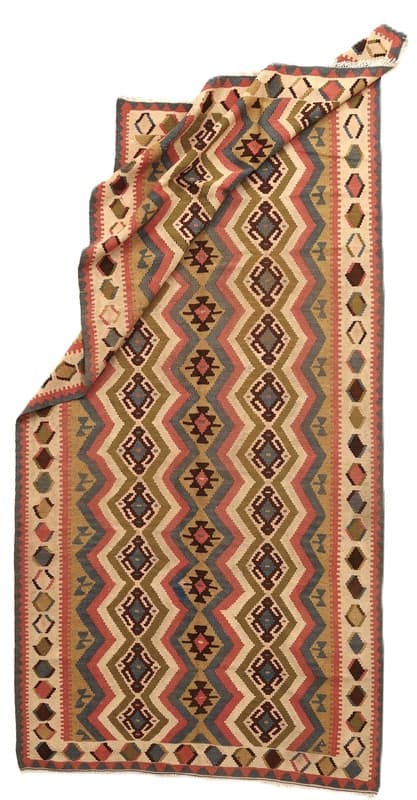 Kelim Fars Teppich 302x145 - Image 4