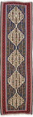 Kelim Senneh Carpet 288x81