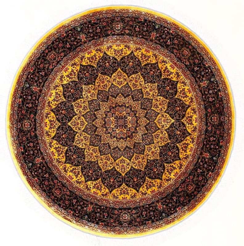 Ghom Geometric design  Carpet 150x150