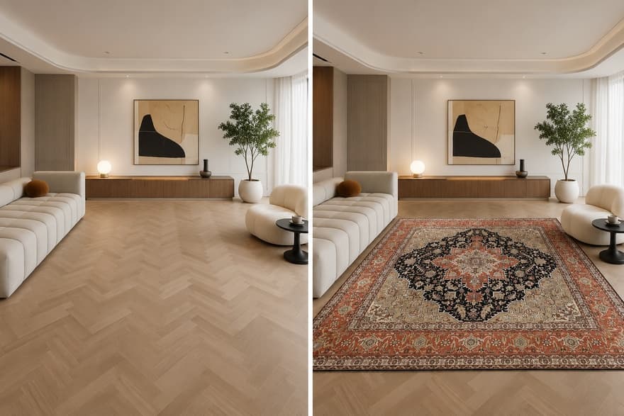 Tabriz 50 Raj Carpet 250x250 - Image 2