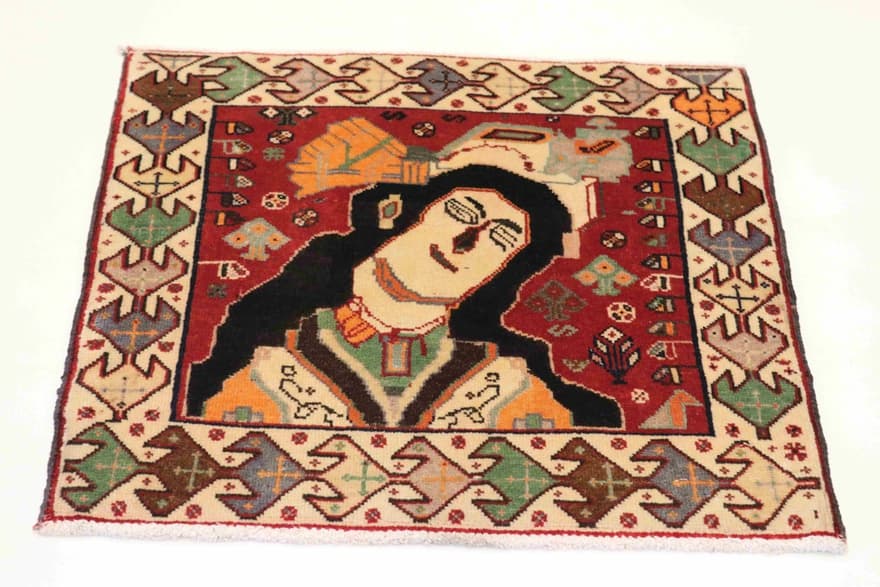 Ghashghai Teppich  62x61