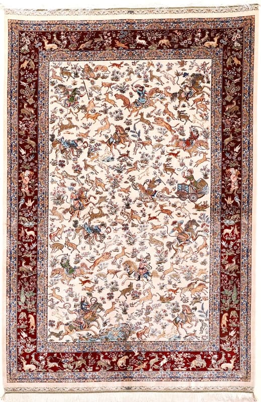 Qom Huntingground Carpet 230x150