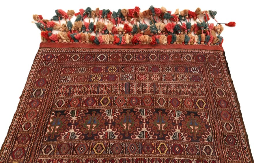 Antique Ghuchan Carpet  210x110 - Image 4