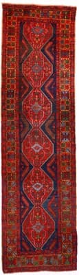 Der rote Läufer-Teppich aus Ardabil 378x105