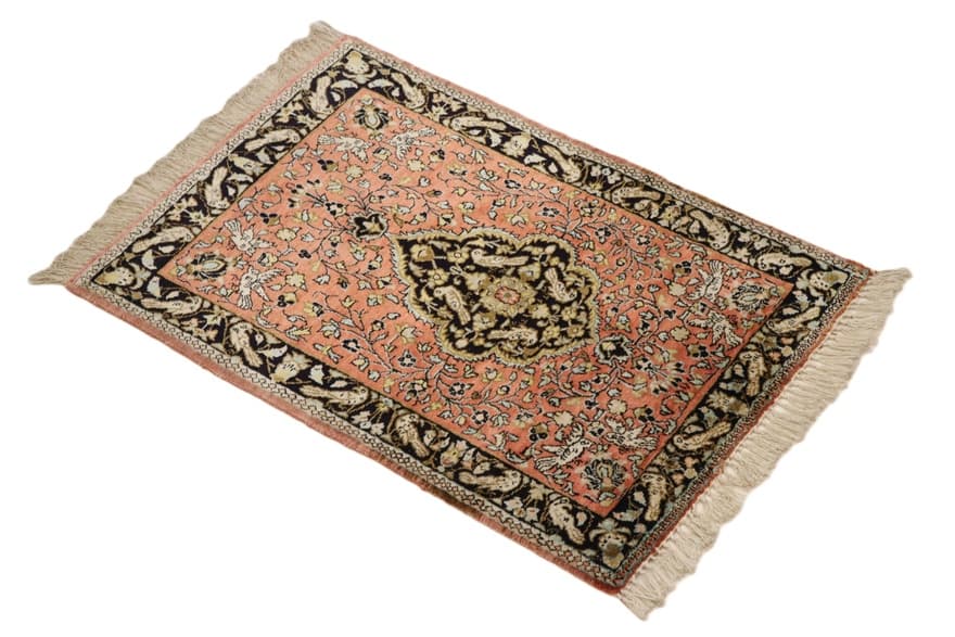 Qom Silk Carpet  80x60