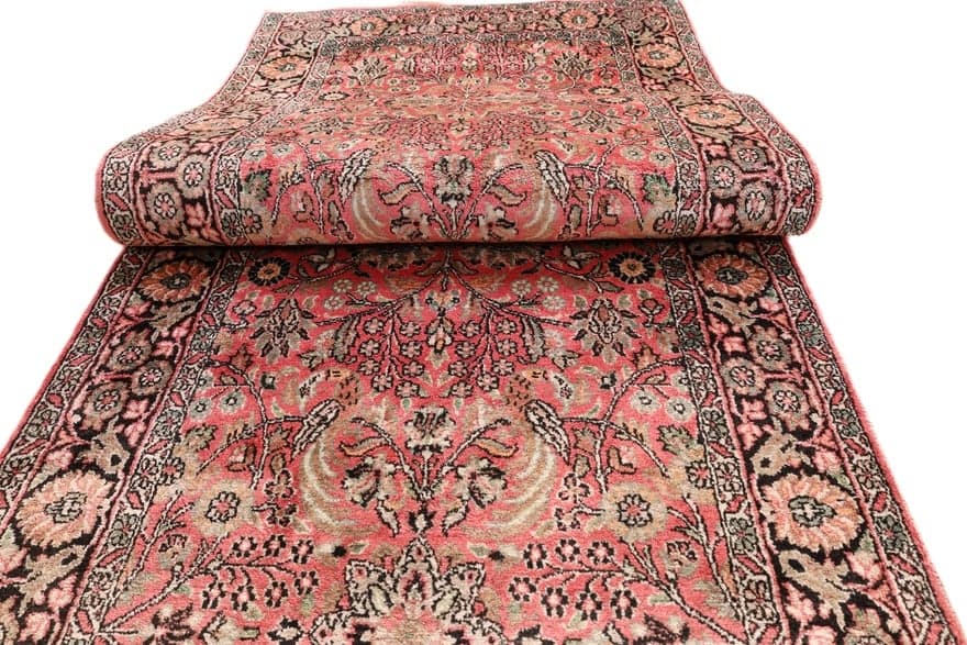 Kashmir Silk Carpet  308x74 - Image 6