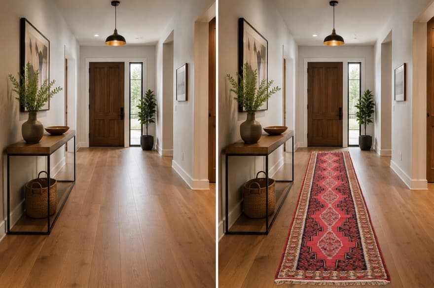 Kilim Senneh Carpet  270x70 - Image 2