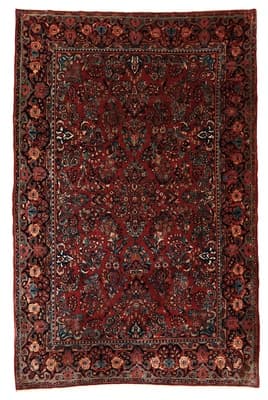 AmerikanSarouk Antique Carpet 276x182