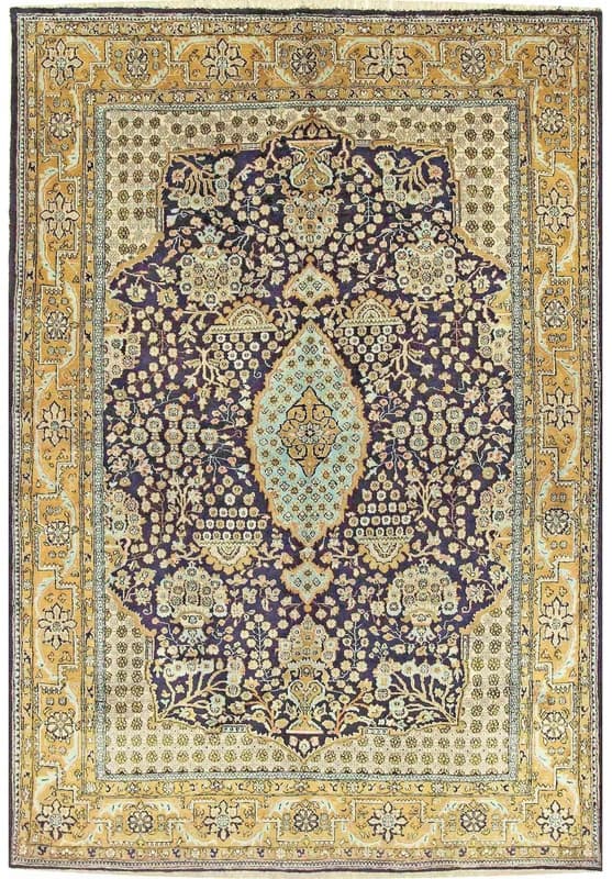 Ghom Silk Carpet  200x137