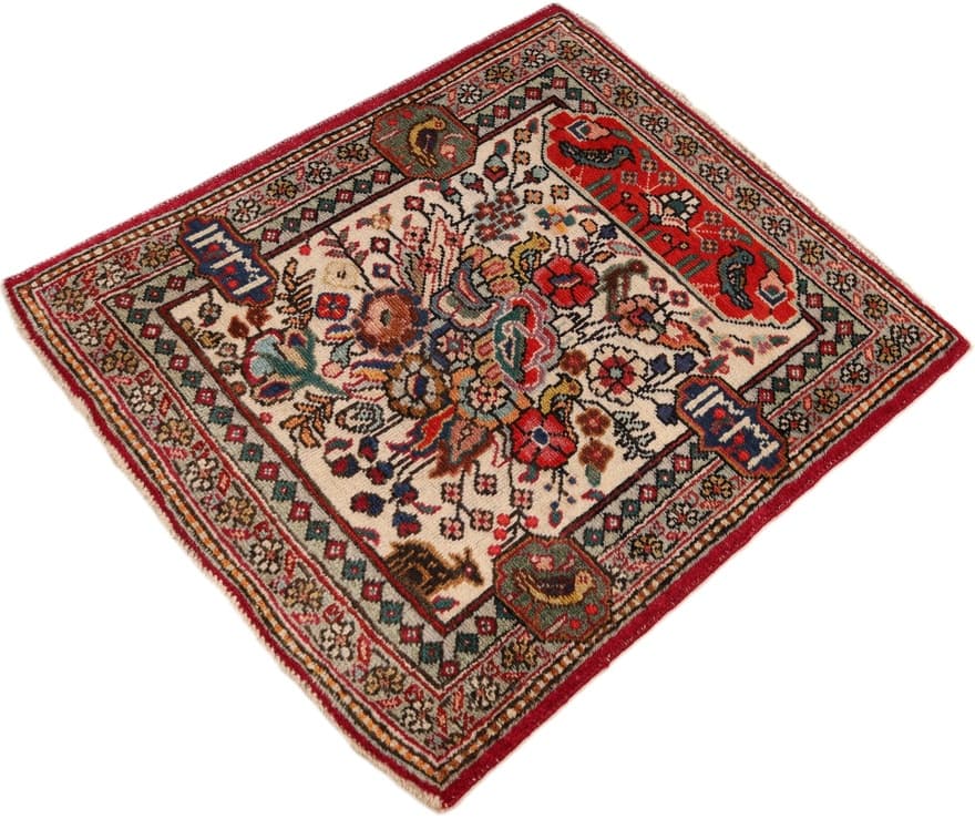 Antike  Tabriz Teppich  65x56 - Image 2