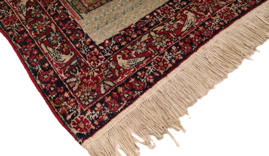 Antique Kerman Carpet 129x80