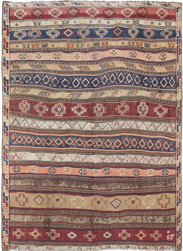 Kelim Bakhtiari Carpet 275x200 - Image 1