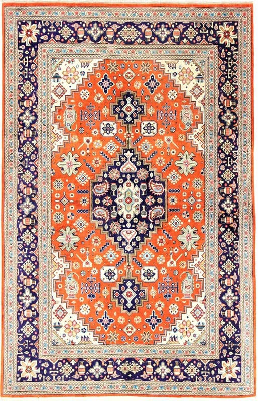 Ghom Silk Carpet 122x79 - Image 1