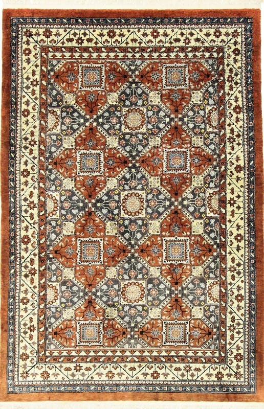 Seide Teppich 183x122 - Image 1