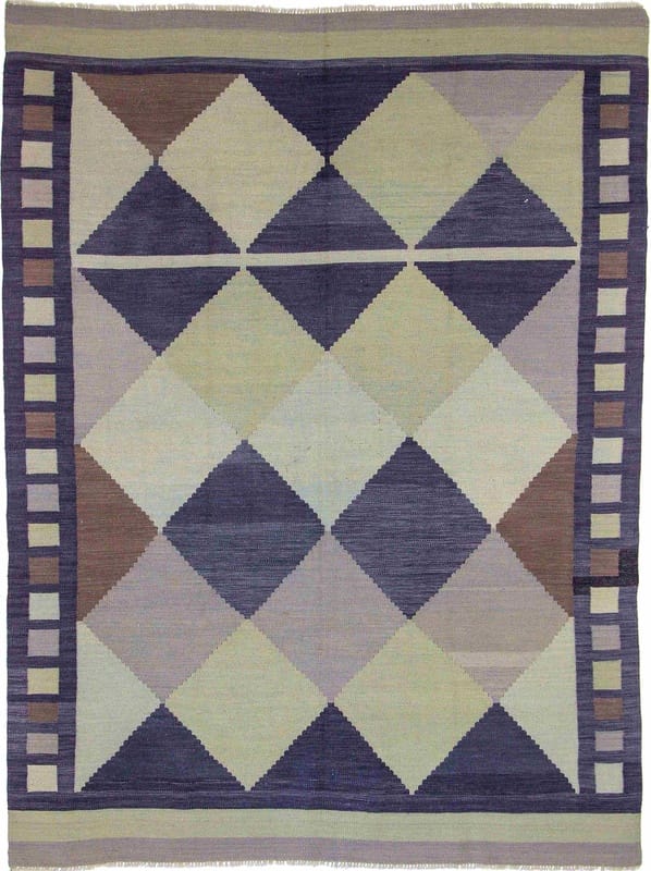 Kelim Afghan Carpet 232x170 - Image 1