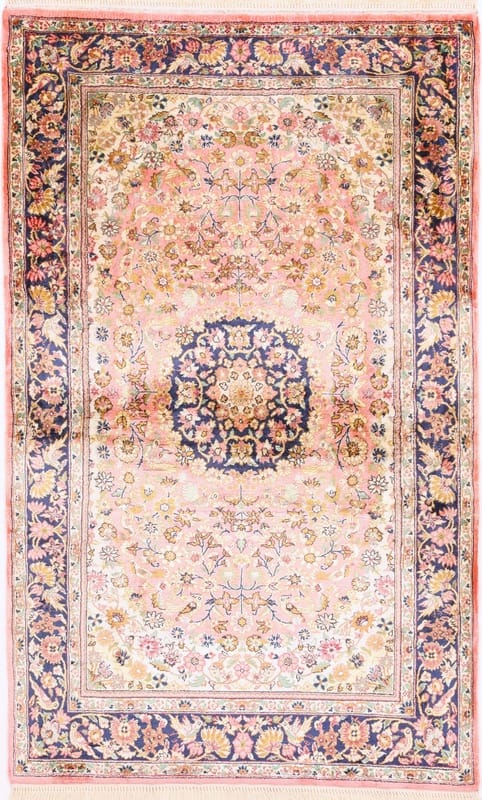 Kashmir Silk Carpet 154x93 - Image 1