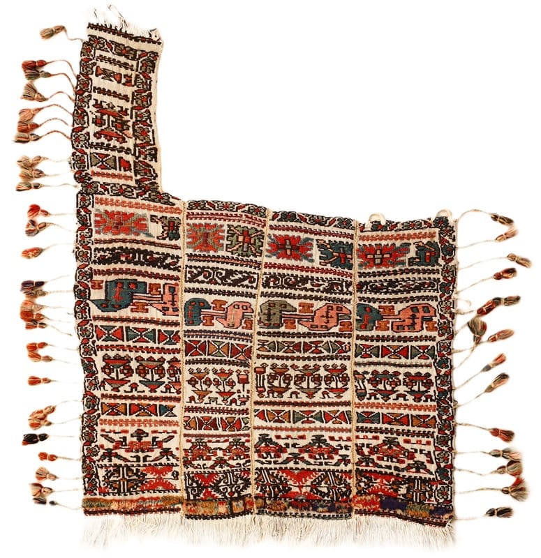 Kilim Fars Carpet  92x75 - Image 1