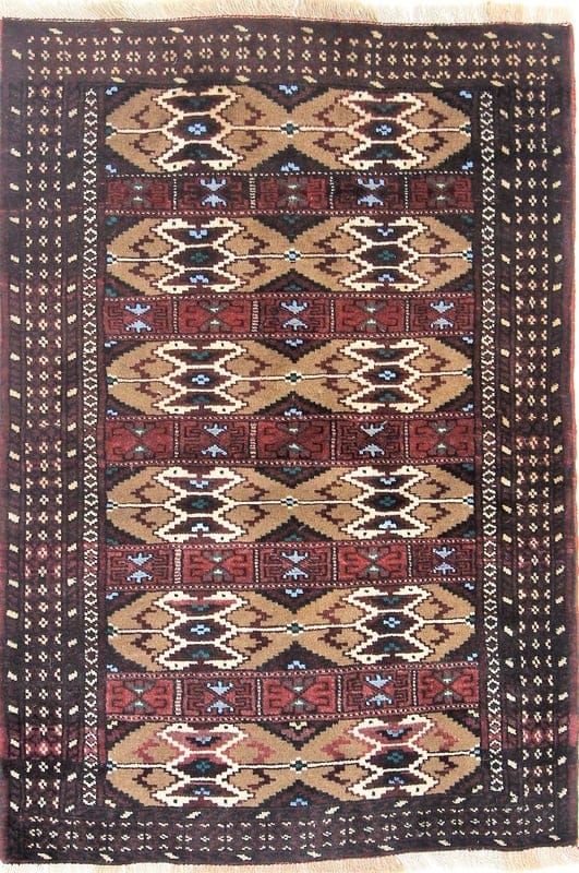 Turkaman Carpet 126x87 - Image 1