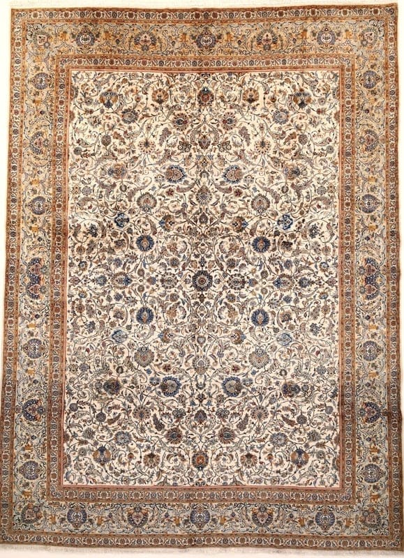 Antique Kashan Teppich 454x330 - Image 1