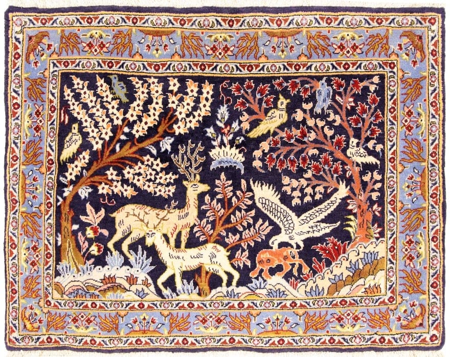Ghom Carpet 98x70 - Image 1