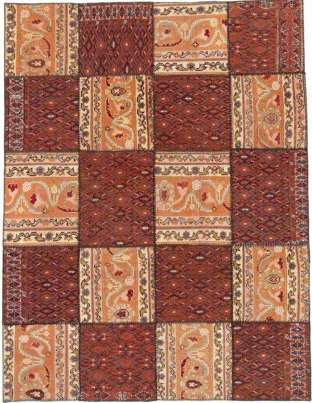 Pachtwork Carpet 210x161 - Image 1