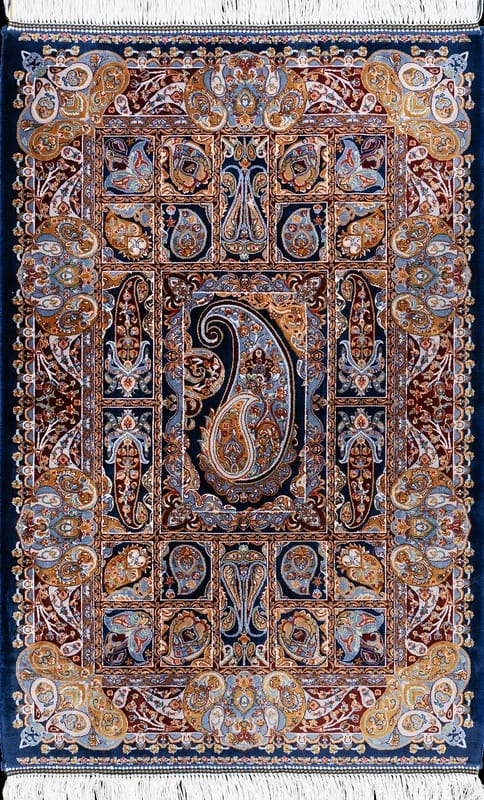 Ghom Dahlia Teppich  90x60 - Image 1