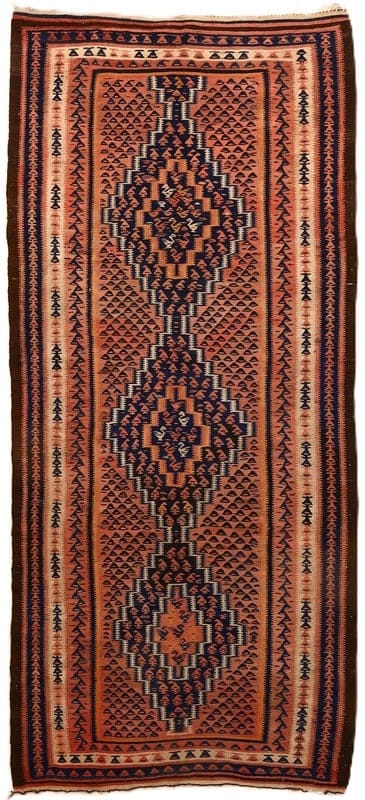 Antique Kilim Carpet  286x128 - Image 1