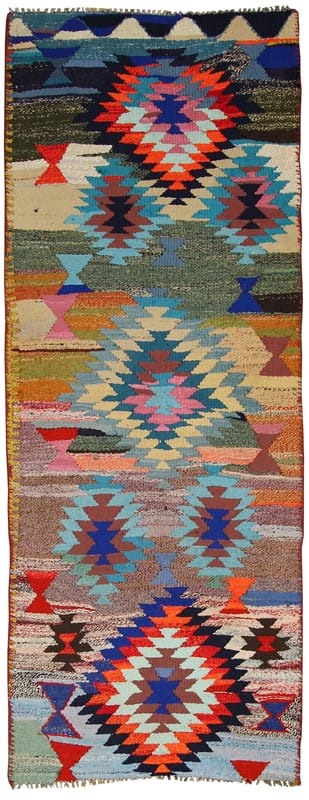 Kelim Teppich 245x89 - Image 1
