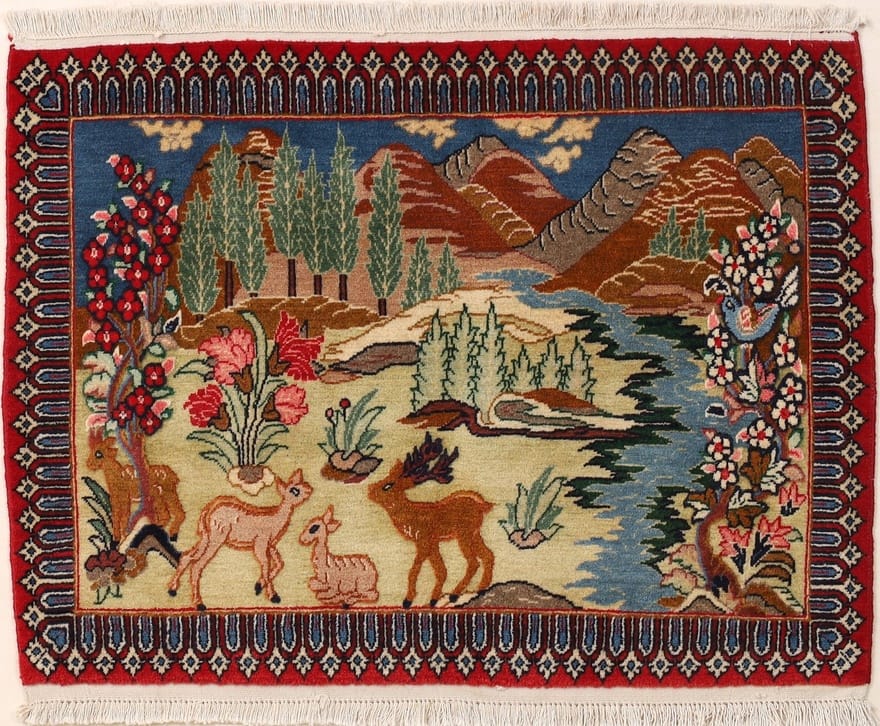 Sarouk Carpet  77x60 - Image 1