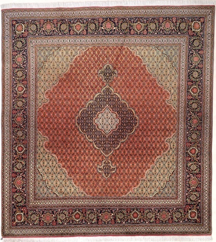Tabriz 50 Raj Carpet 211x194 - Image 1