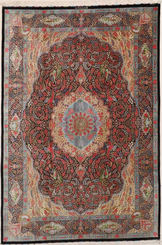 Gohm Seide  Naderi Teppich 300x200 - Image 1