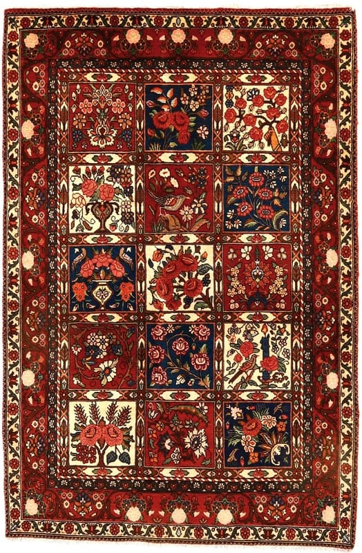 Bakhtiari Carpet 203x131 - Image 1