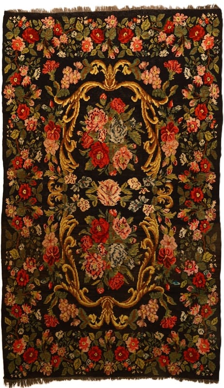Antique Kilim Rose  Carpet 350x210 - Image 1