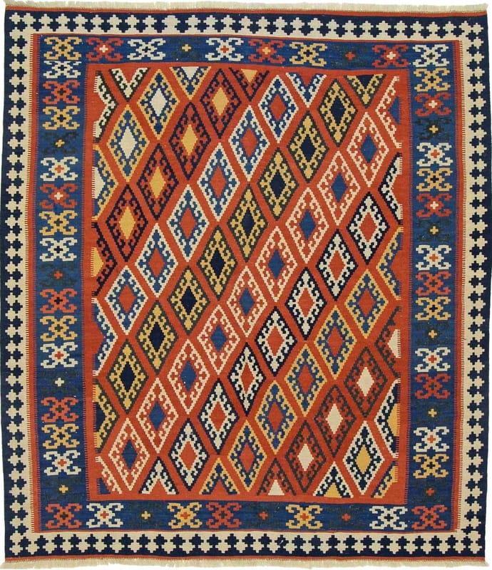 Kelim Gaschgai Teppich 200x183 - Image 1